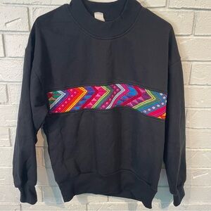 Vintage 80s 90s Earthmonster Earthware Embroidered Crewneck Sweatshirt